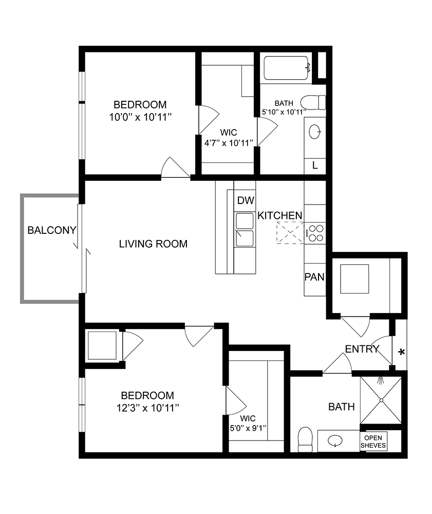 Hedy floor plan